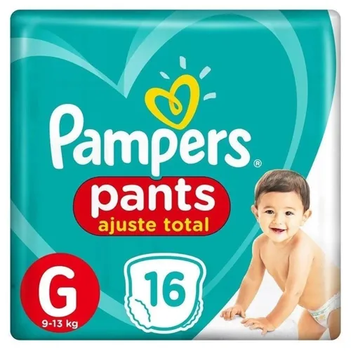 Fralda Pampers Confort Sec Pants G, 16 unidades