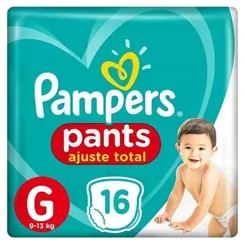 Fralda Pampers Confort Sec Pants G, 16 unidades