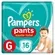 Fralda Pampers Confort Sec Pants G, 16 unidades