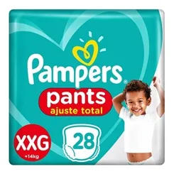 Fralda Pampers Pants XXG, 28 unidades