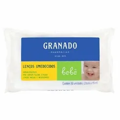 Lenços Umedecidos Granado Bebê Tradicional c/50