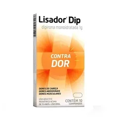 Lisador Dip 1g, caixa com 10 comprimidos