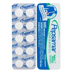 Pepsamar 230mg, blíster com 10 comprimidos mastigáveis