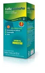 LuftaGastroPro 100mg/mL + 20mg/mL, caixa com 1 frasco com 150mL de suspensão de uso oral