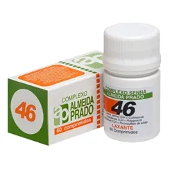 Complexo Homeopático Almeida Prado Nº 46 0,005g + 0,02g + 0,015g, caixa com 60 comprimidos