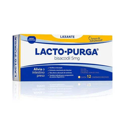 LACTO PURGA NF CPR REVEST 5.00MG x 12 - HYPERA CH