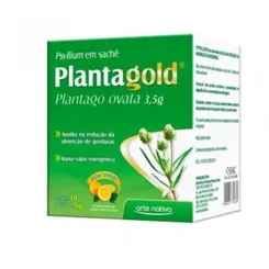 Plantagold 3,5g/g, caixa com 10 sachês com 5g de pó para solução de uso oral