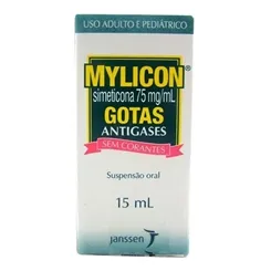 Mylicon 75mg/mL, caixa com 1 frasco gotejador com 15mL de suspensão de uso oral