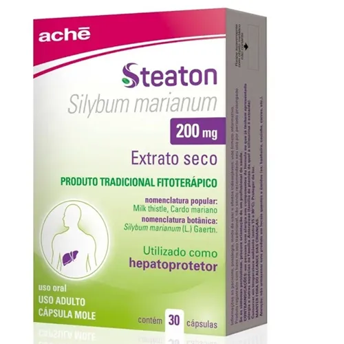 Steaton 200mg, caixa com 30 cápsulas