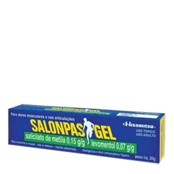Salonpas Gel 0,15g/g + 0,07g/g, bisnaga com 20g de gel de uso dermatológico