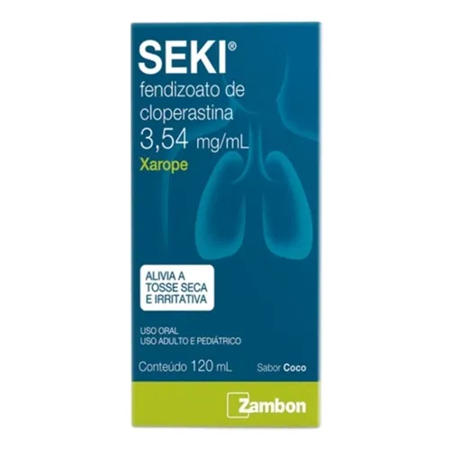 Seki 3,54mg/mL, caixa com 1 frasco com 120mL de xarope + copo medidor