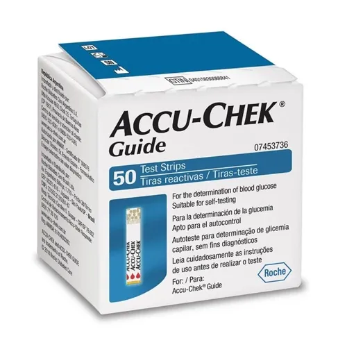 ACCU-CHEK GUIDE TIRAS TESTE x 50 - ROCHE