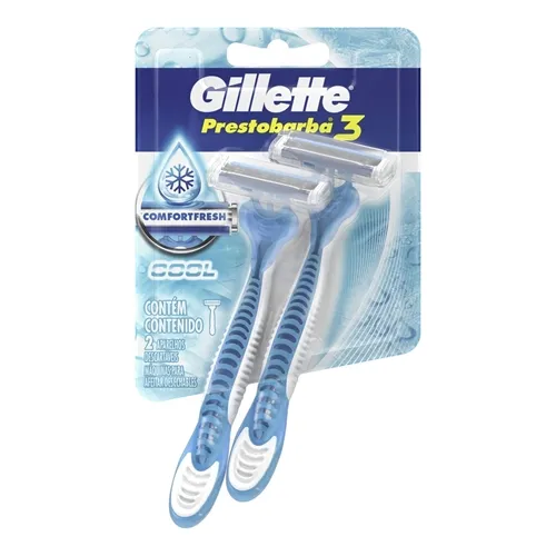 Aparelho de Barbear Gillette Prestobarba 3 Ice 2 Unidades