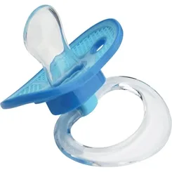 Chupeta Kuka Super Ventilada orto, 0 a 6 meses, ortodôntico, azul