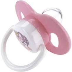 Chupeta Kuka Decorada 0 a 6 meses, plus, rosa