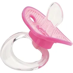 Chupeta Kuka Super Ventilada orto, 0 a 6 meses, ortodôntico, rosa
