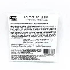 COLETOR URINA CO U I U SAQ 100ML x 1 - MEDK