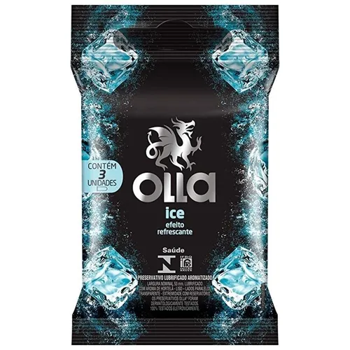 Preservativo Olla ice, 3 unidades