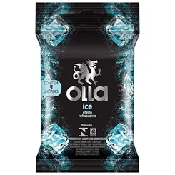 Preservativo Olla ice, 3 unidades