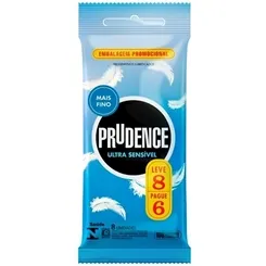 Preservativo Prudence Ultrassensível Leve 8 Pague 6