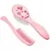 Kit para Cabelo Kuka pente + escova, rosa