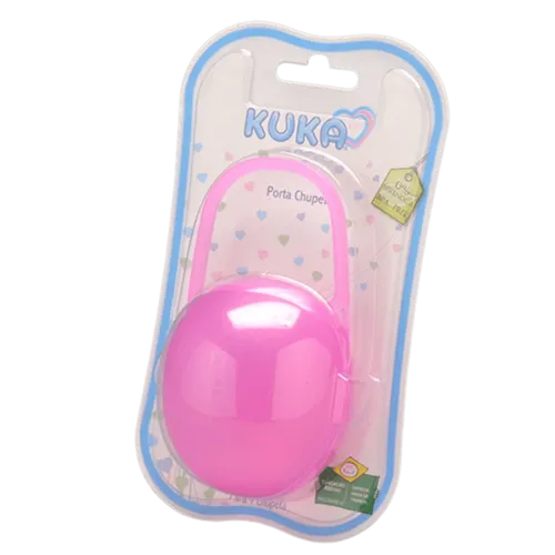 Porta Chupeta Kuka Rosa