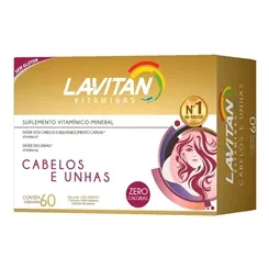 Lavitan Mais Hair frasco com 60 cápsulas