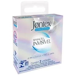 Preservativo Jontex Sensação Invisível  c/2