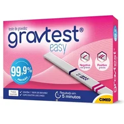 Teste de Gravidez Grav Test Easy 1 teste + Copo coletor