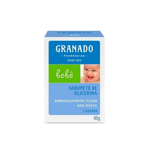 Sabonete em Barra de Glicerina Granado Bebê Lavanda 90g