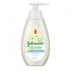 Sabonete Johnson's Baby Recém-Nascido líquido, 200mL