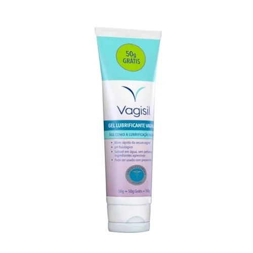 Gel Lubrificante Vagisil Com 50 Gramas + 50 Gramas Grátis