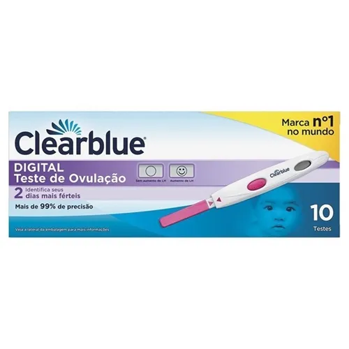Teste de Ovulação Clearblue Digital 10 unidades
