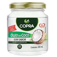 Óleo de Coco Copra sem sabor, pote, 200mL