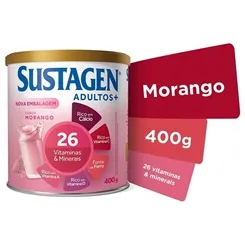 Complemento Alimentar Sustagen lata, morango, 400g
