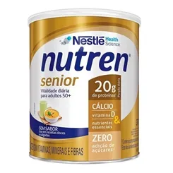 Composto Lácteo Nutren Senior lata, sem sabor, 370g