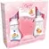 Kit Infantil Giovanna Baby Giby Hora Do Banho Rosa Com Sabonete de Barra