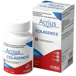 Acrius Colágeno Tipo II 40mg c/60