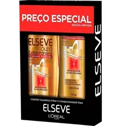 Kit Elseve Óleo Extraordinário Nutrição shampoo, 375mL + condicionador, 170mL