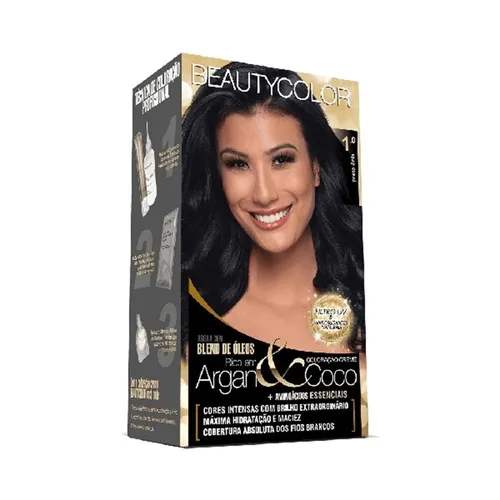 Tintura Beauty Color nº 1.0 preto ônix