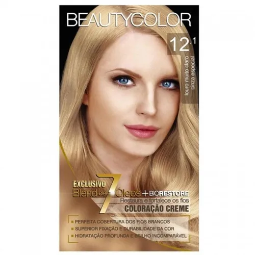 Tintura Beauty Color nº 12.1 louro muito claro cinza especial