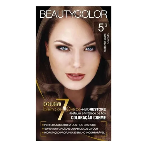 Tintura Beauty Color n° 5.3 castanho claro dourado