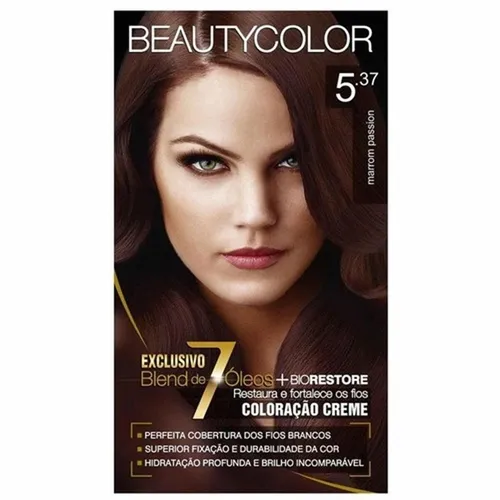 Tintura Beauty Color nº 5.37 marrom passion