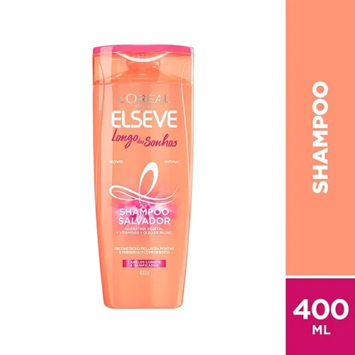 Shampoo Elseve Longo dos Sonhos 400mL