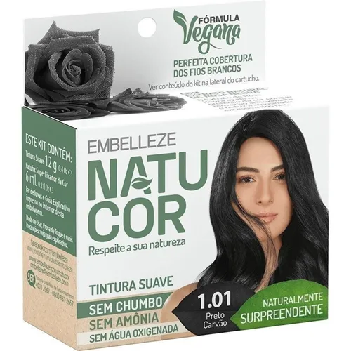 Tintura Natucor nº 1.01 rosa negra