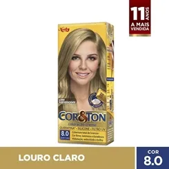 Tintura Cor & Ton mini, nº 8.0 louro claro