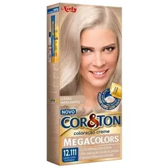 Tintura Cor & Ton Mega Colors 12.111 Louro Super Platinado