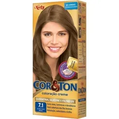 Tintura Cor & Ton mini, nº 7.1 louro cinza médio