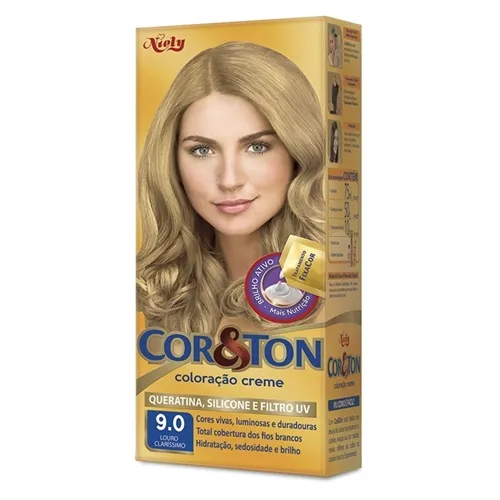 Tintura Cor & Ton mini, nº 9.0 louro claríssimo