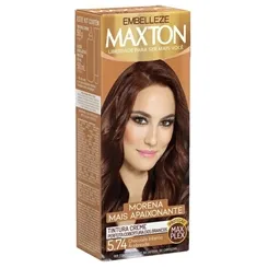 Tintura Maxton nº 5.74 chocolate intenso acobreado